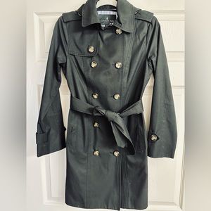 London Fog Hooded Trench Coat